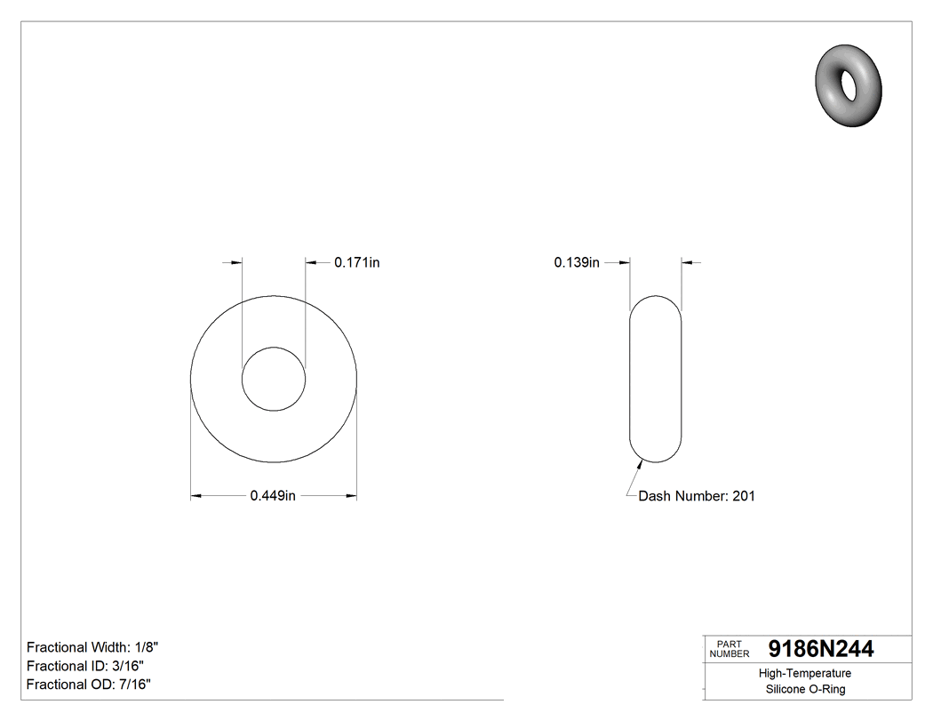 Technical drawing - 9186N244